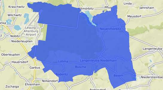 Bodenrichtwertkarte Langenleuba Niederhain
